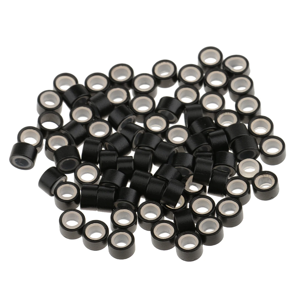 1000pcs Hair Extension Silicone Micro Rings Links Beads Loops Crimp Lot Bulk Hair Extensions Color Ring