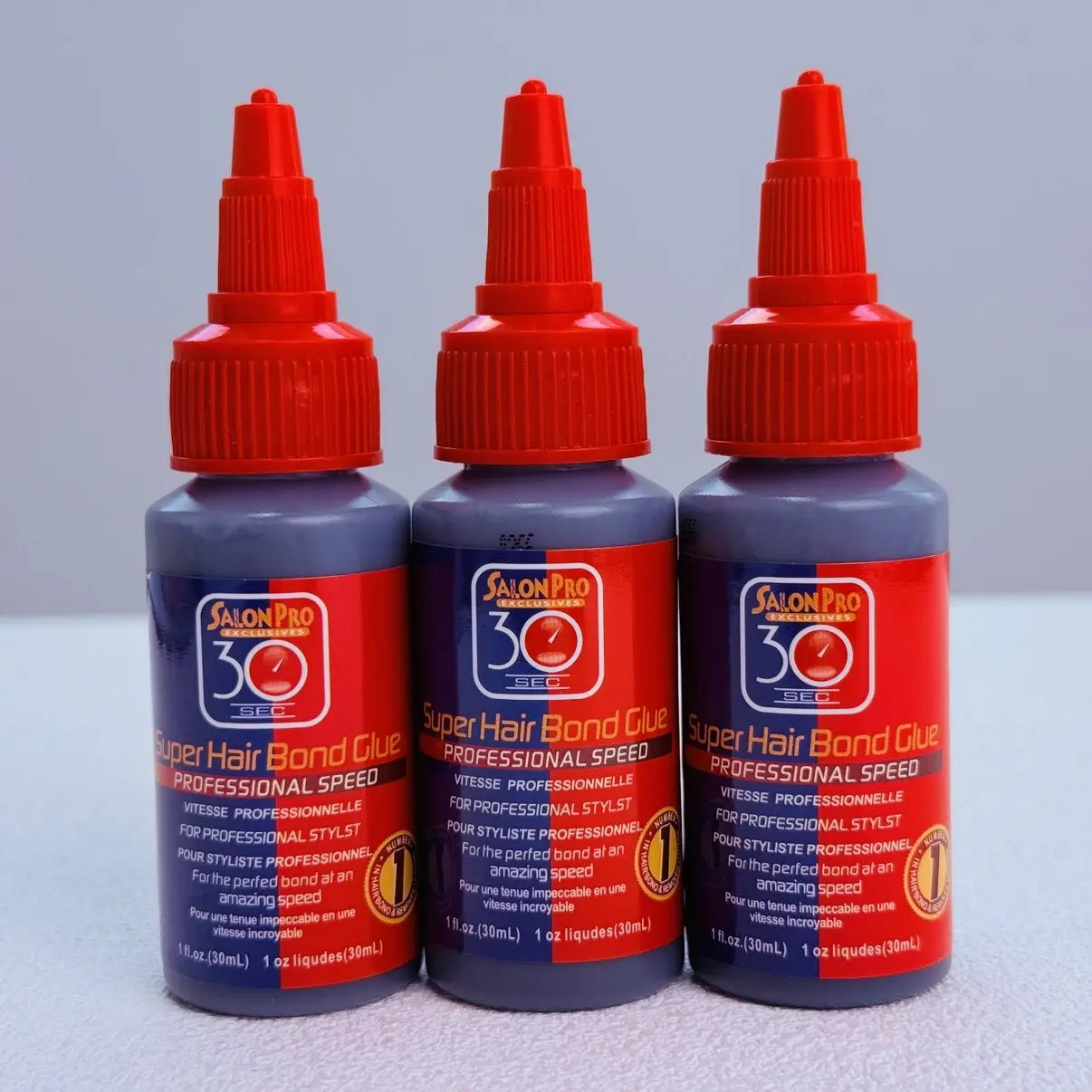 Salon Pro Super Hair Bond Glue 30ml Waterproof Strong Hold Adhesive For Lace Front Wig Toupee Hair Extensions Hair System Glue