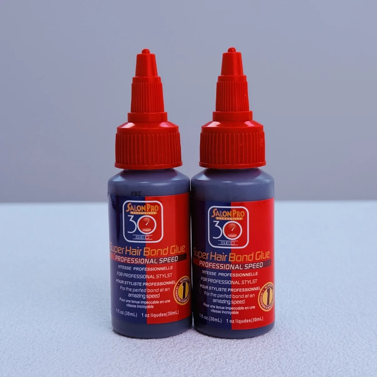 Salon Pro Super Hair Bond Glue 30ml Waterproof Strong Hold Adhesive For Lace Front Wig Toupee Hair Extensions Hair System Glue