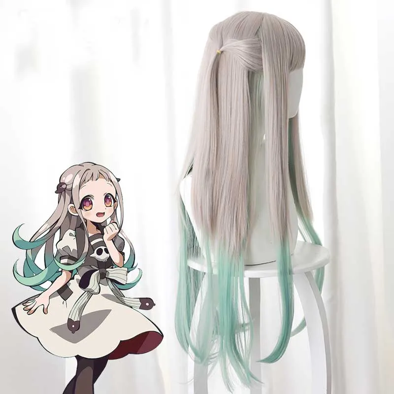 Fashion Anime Toilet-bound Jibaku Shounen Hanako-kun Cosplay wigs Hanako kun Nene Yashiro Synthetic Hair Wig