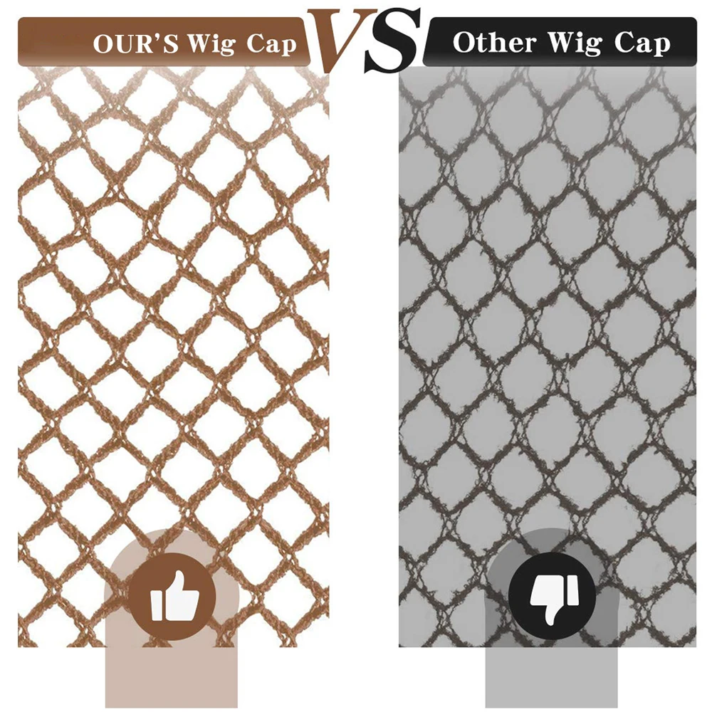 Mesh Wig Cap Stretchable Elastic Black Hair Net Stretch Open Ended Fishnet Wig Net Breathable Mesh Cap for Wig Accessories