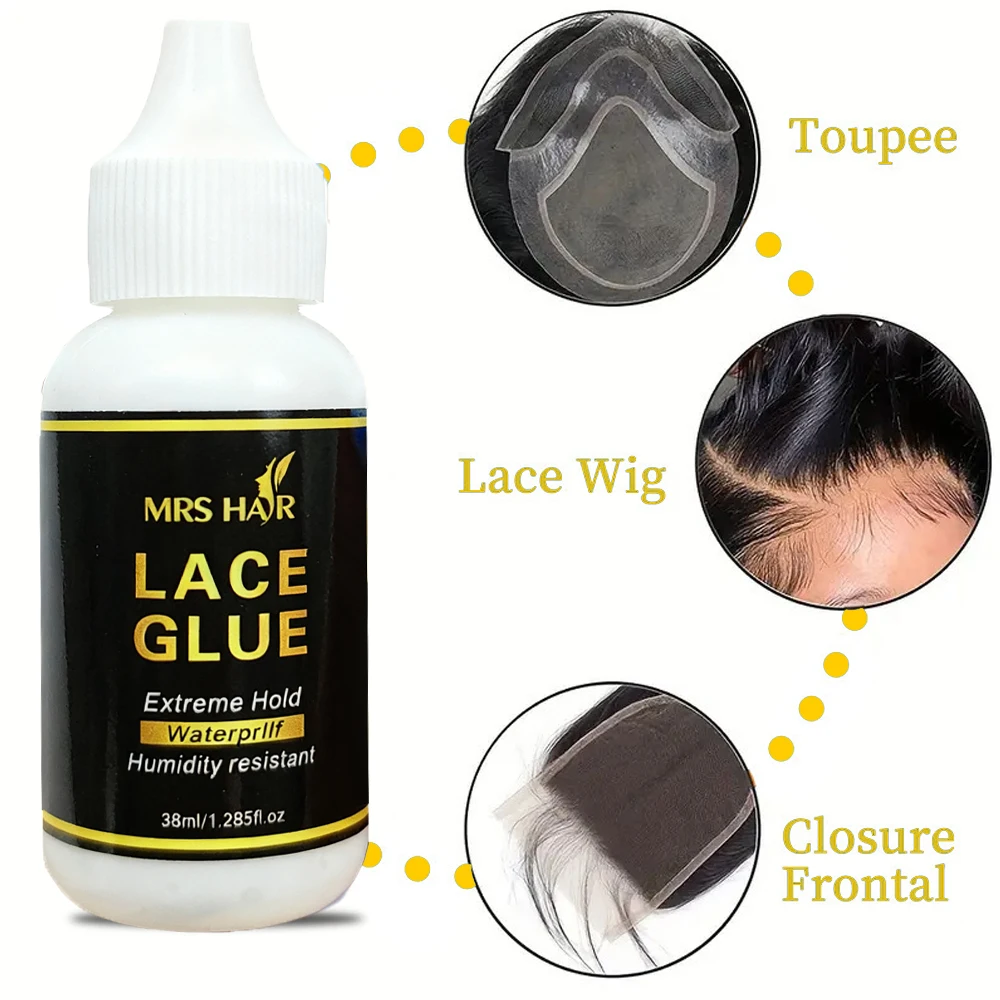 1/3/5 Lace Glue 38ml Extreme Hold Waterproof Lace Glue Wig Adhesive for Lace Frontal And Full Lace Wigs Durable And Long-Lasting
