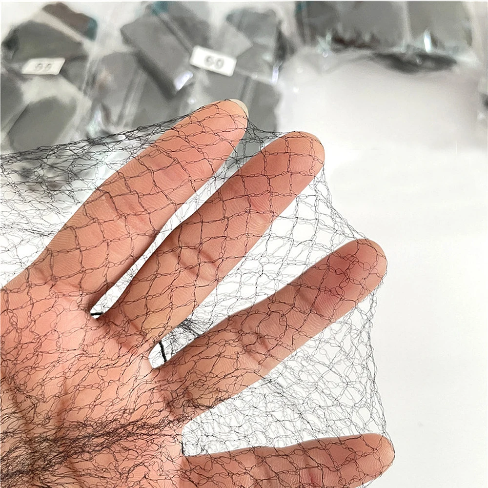 10/100Pcs Durable Nylon Hair Net For Bun Hair Hair Style Tool Black Beige Brown 5Mm Hair Net For Wigs Mesh Hair Styling Hairnets
