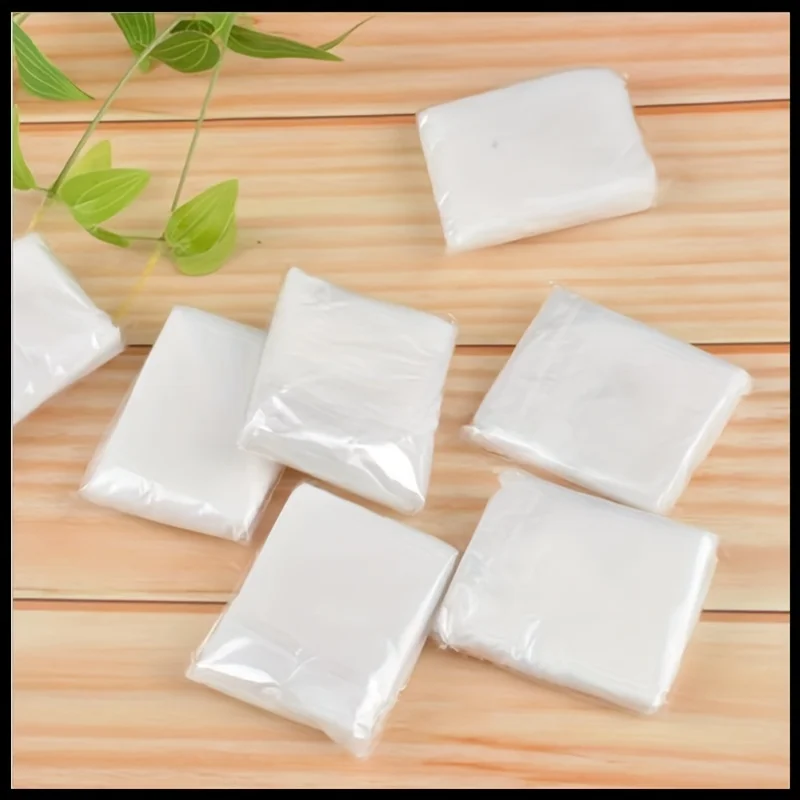 12Pcs Disposable Hairdressing Cape Transparent Waterproof Hair Salon Barber Cutting Dyeing Perm Apron