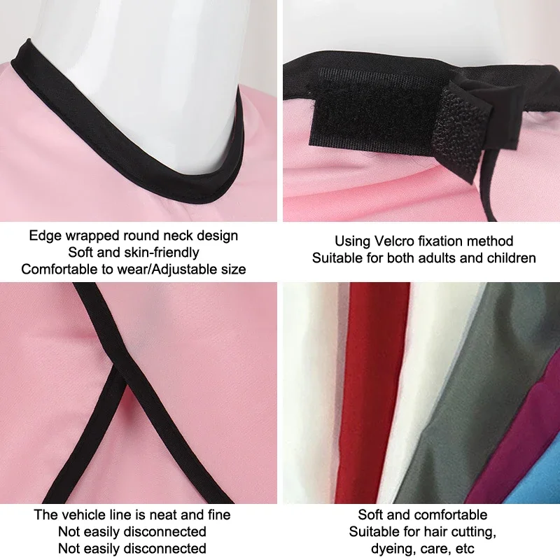 Anti-static Hair Cutting Cape Hot Reusable Waterproof Dyed Hair Shawl Salon Tool Hairdressing Cloth