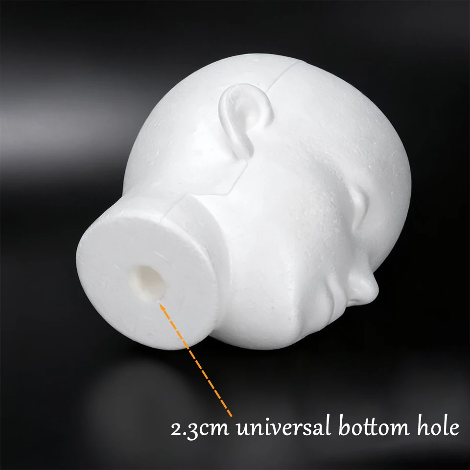 Anime Foam Mannequin Head Stable Lightweight Wig Display Stand for Jewelry Headwear Hat Display Stand Manikin Foam Head Model