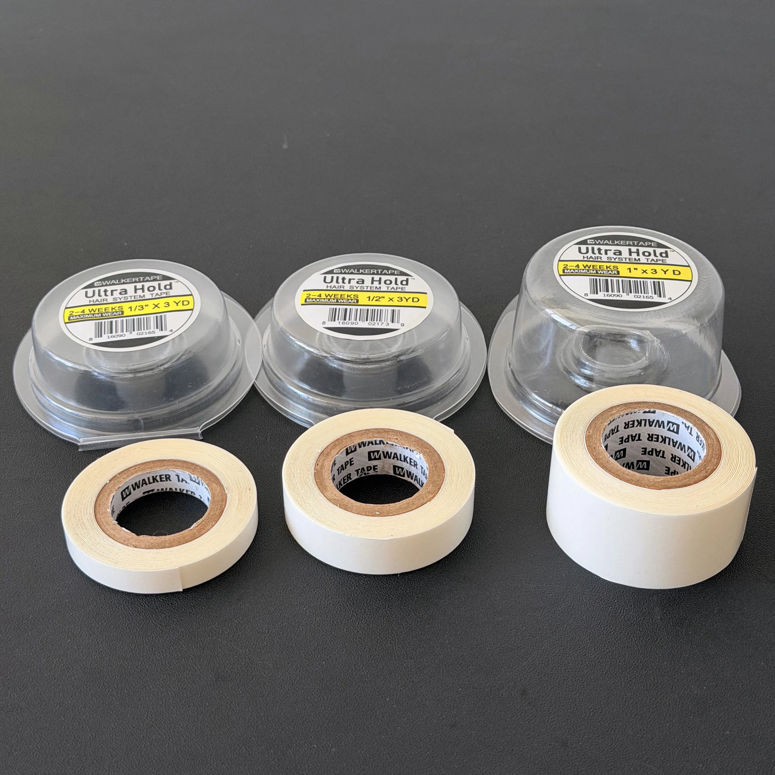 3 Yards All with Box 0.8/1.27/2.54 Cm Width White Ultra Hold Tape Double Side Tape Lace Front Tape Hair Tape Waterproof Wig Tape