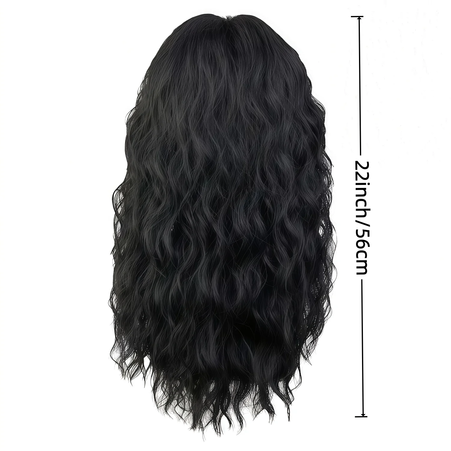 1 Piece of Men's Rock and Punk Synthetic Wig from the 70s and 80s,Featuring Heat-Resistant Long Curls Carnival,St. Patrick's Day