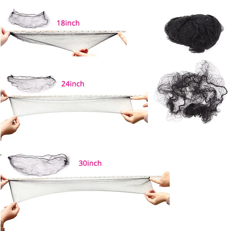 20Pcs Durable Nylon Hair Net For Bun Hair Hair Style Tool Black Beige Brown 5Mm Hair Net For Wigs Mesh Hair Styling Hairnets