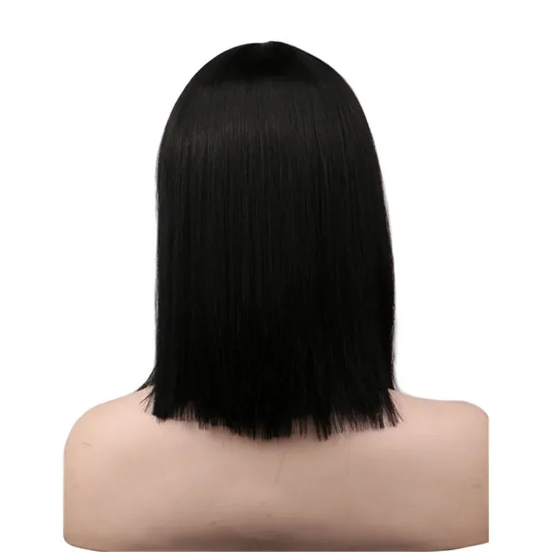 Anime Nico Robin Cosplay Black Cyan Wig Heat Resistant Synthetic Hair Cosplay Wig