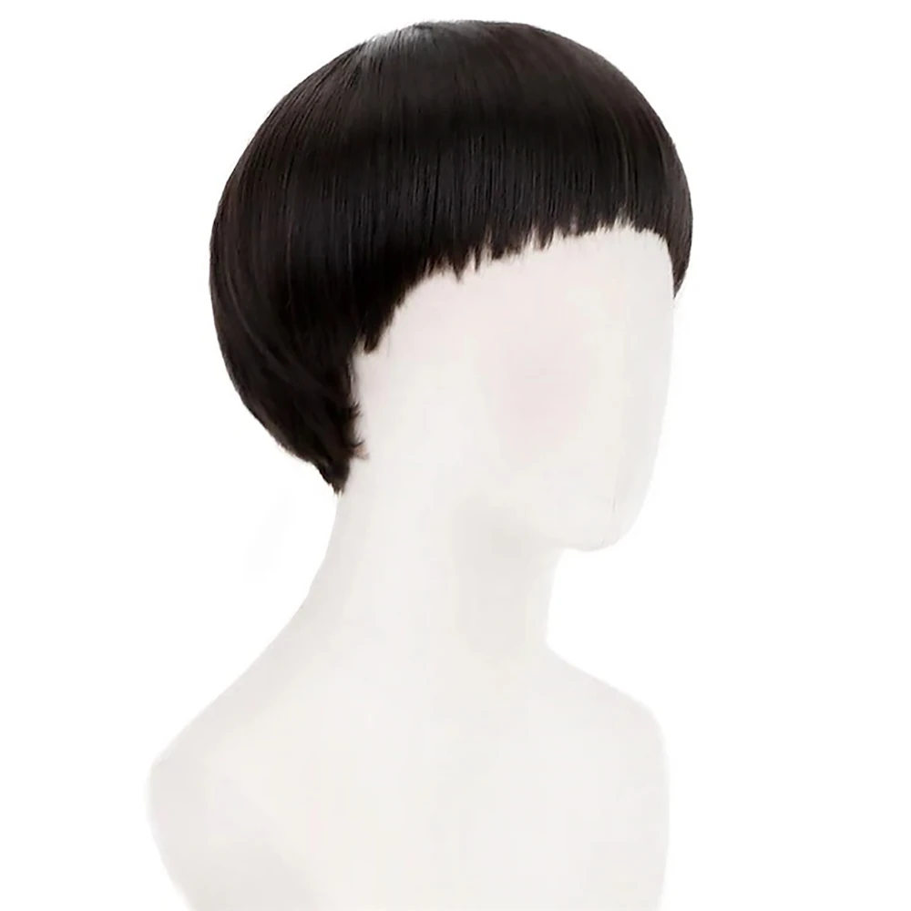 HAIRJOY Synthetic Hair Short Mushroom Wig for Men 60s Bowl Cut Wigs for Anime Movie Music Costume Halloween Cosplay Party