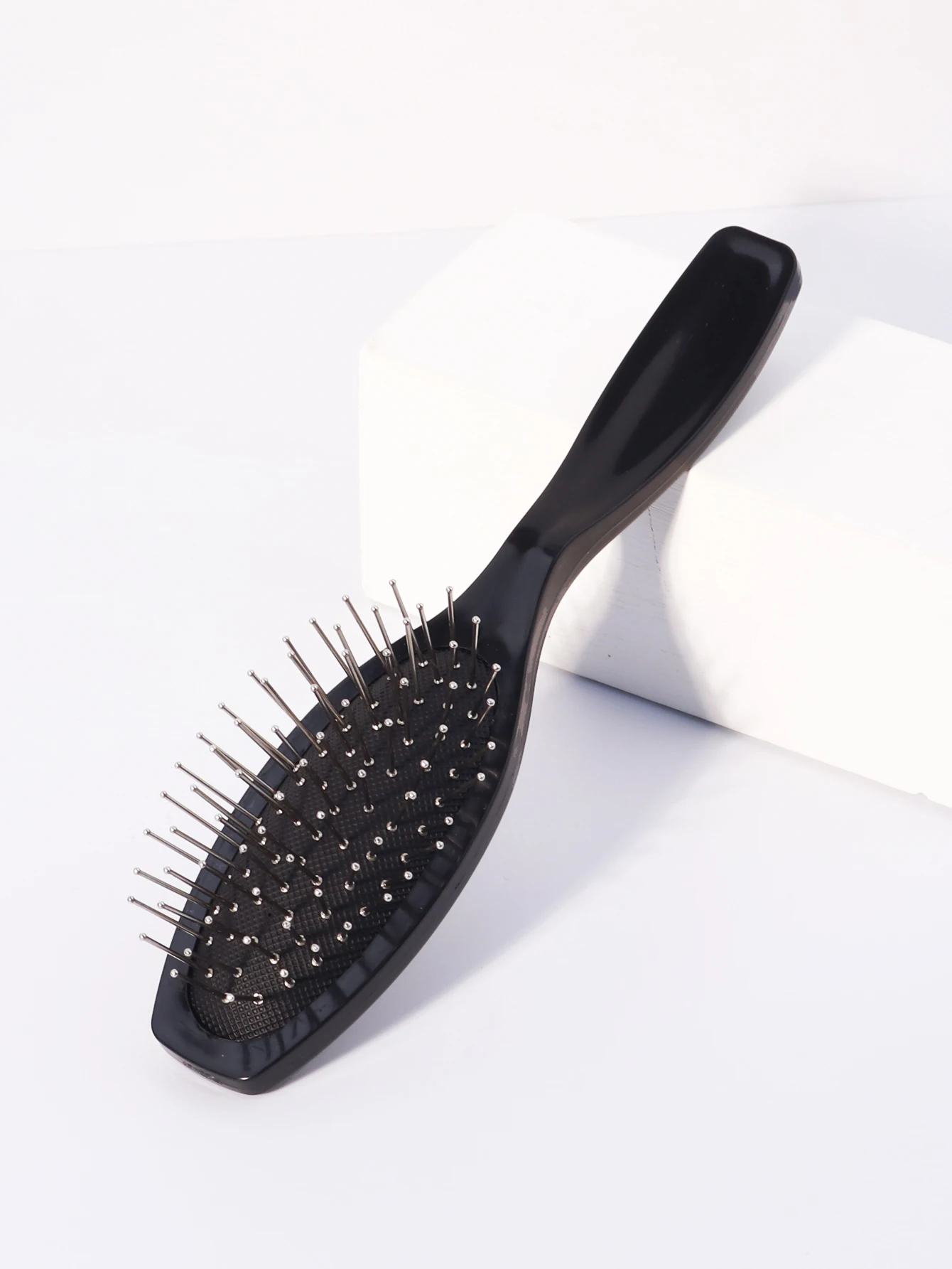 1pcs Wig Brush with Anti-Static Wire, Professional Stainless Steel Synthetic Hair Comb, Special for Real Hair Wigs
