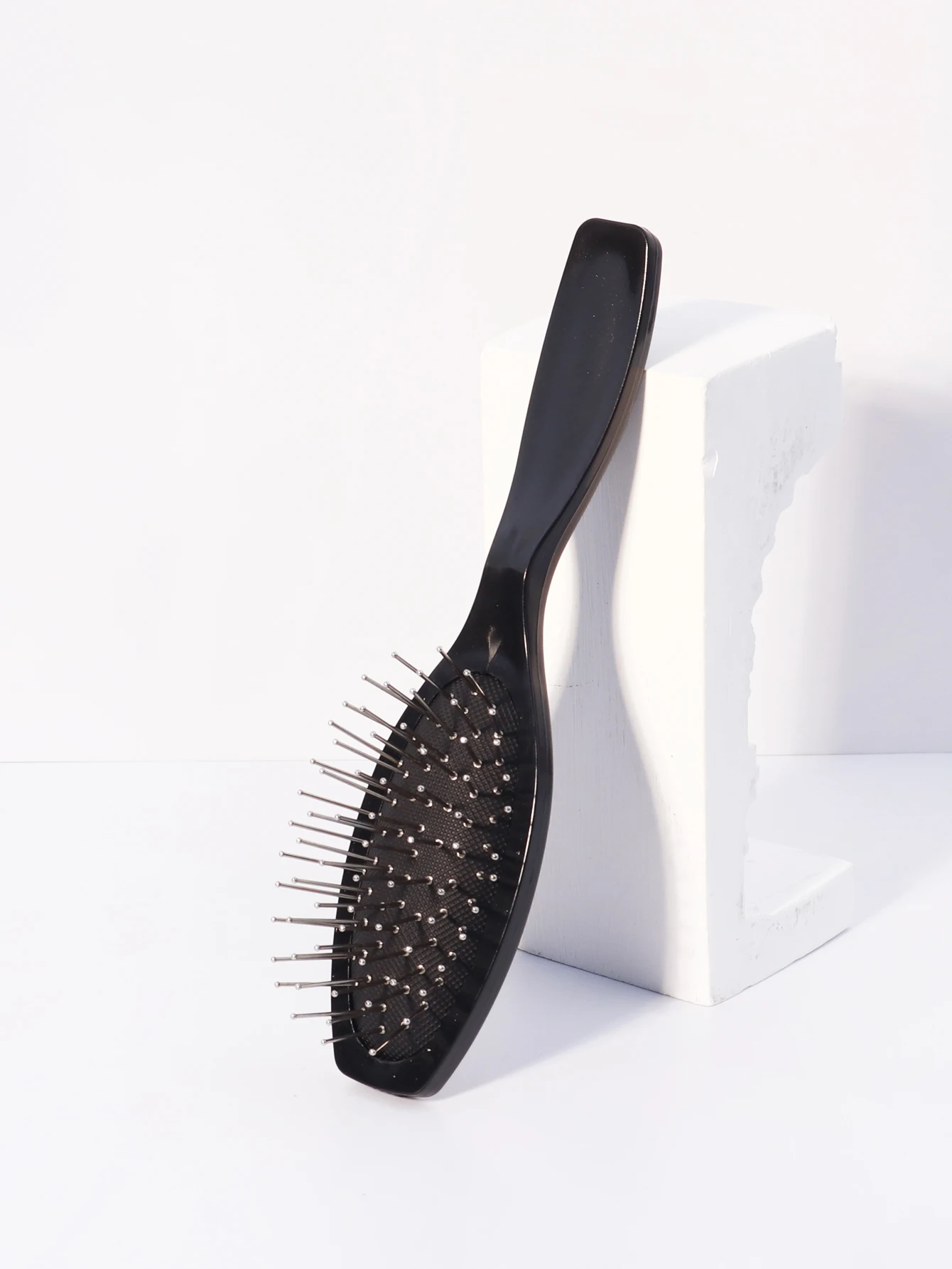 1pcs Wig Brush with Anti-Static Wire, Professional Stainless Steel Synthetic Hair Comb, Special for Real Hair Wigs