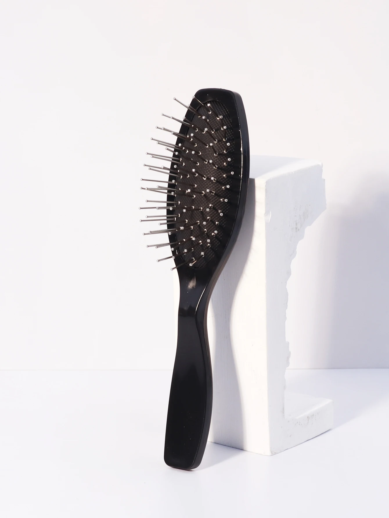 1pcs Wig Brush with Anti-Static Wire, Professional Stainless Steel Synthetic Hair Comb, Special for Real Hair Wigs