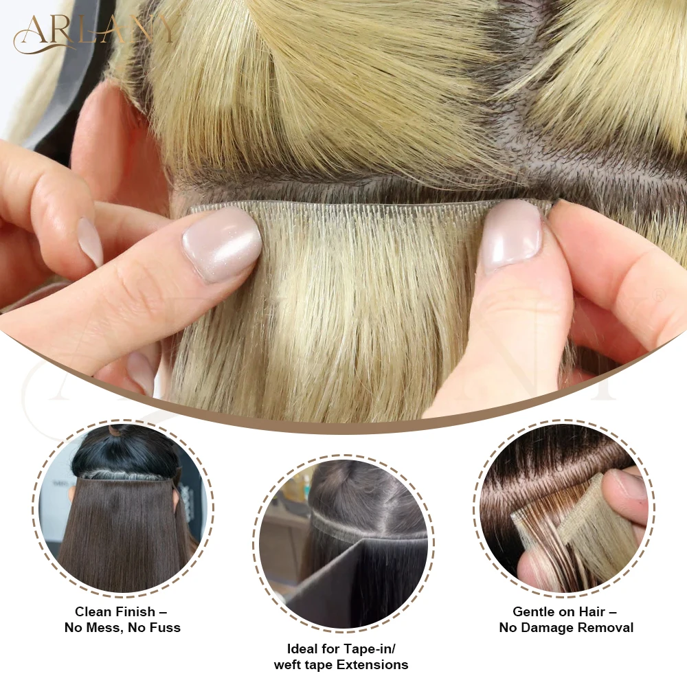 ARLANY Tape in Extensions Single Sided Tape Roll for Hair Extensions 3 Yards Replacement Hair System Tape Wig Tape Strong Hold