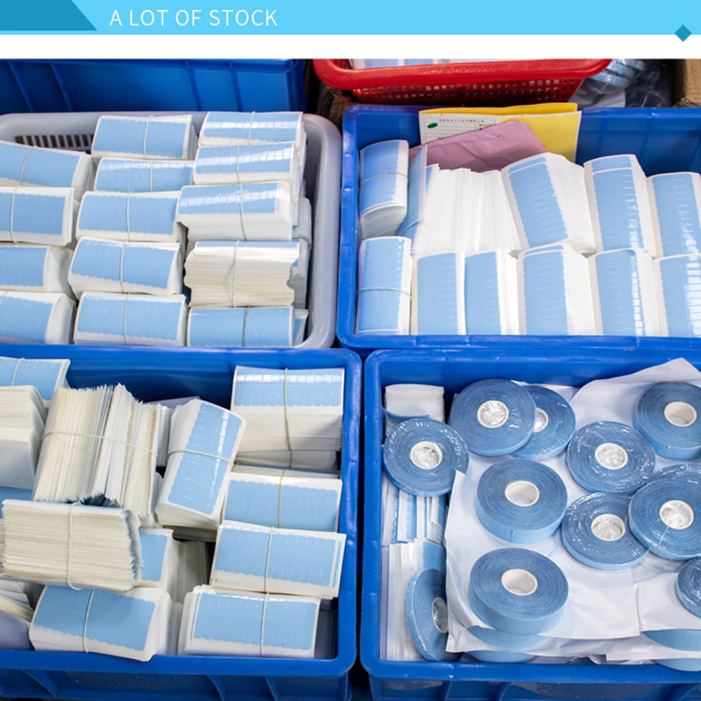 36pcs/lot Supertape Waterproof Hair Tape Double Side Adhesive Super Tape For Lace Wig Toupee Replacement Hairdresser Accessories