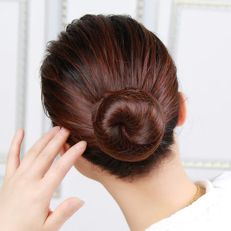 10Pcs/Lot Durable Nylon Hair Net For Bun Hair Hair style Tool Black Coffe Beige Brown White Gold Hair Net For Wigs Mesh
