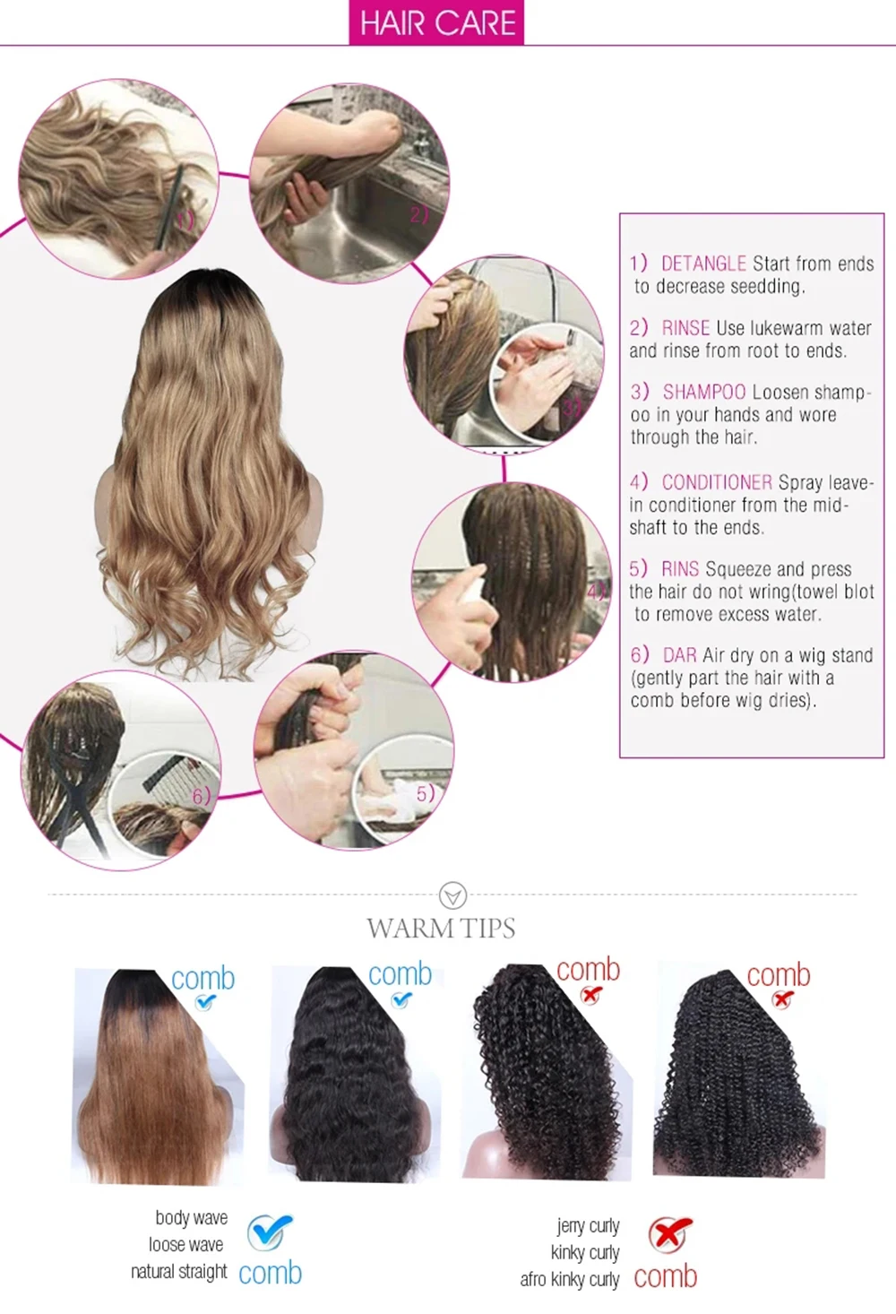 RONGDUOYI Orange Wig Synthetic Lace Front Wigs For Women Curly Hair Heat Resistant Fiber Free Part Natural Hairline Cosplay Wigs