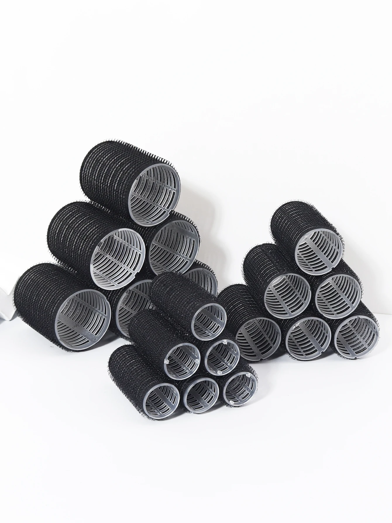 Heatless Curler Set, 6pcs Self Gripping Curler Rollers, DIY Hairdressing Tools, Special for Real Hair Wigs