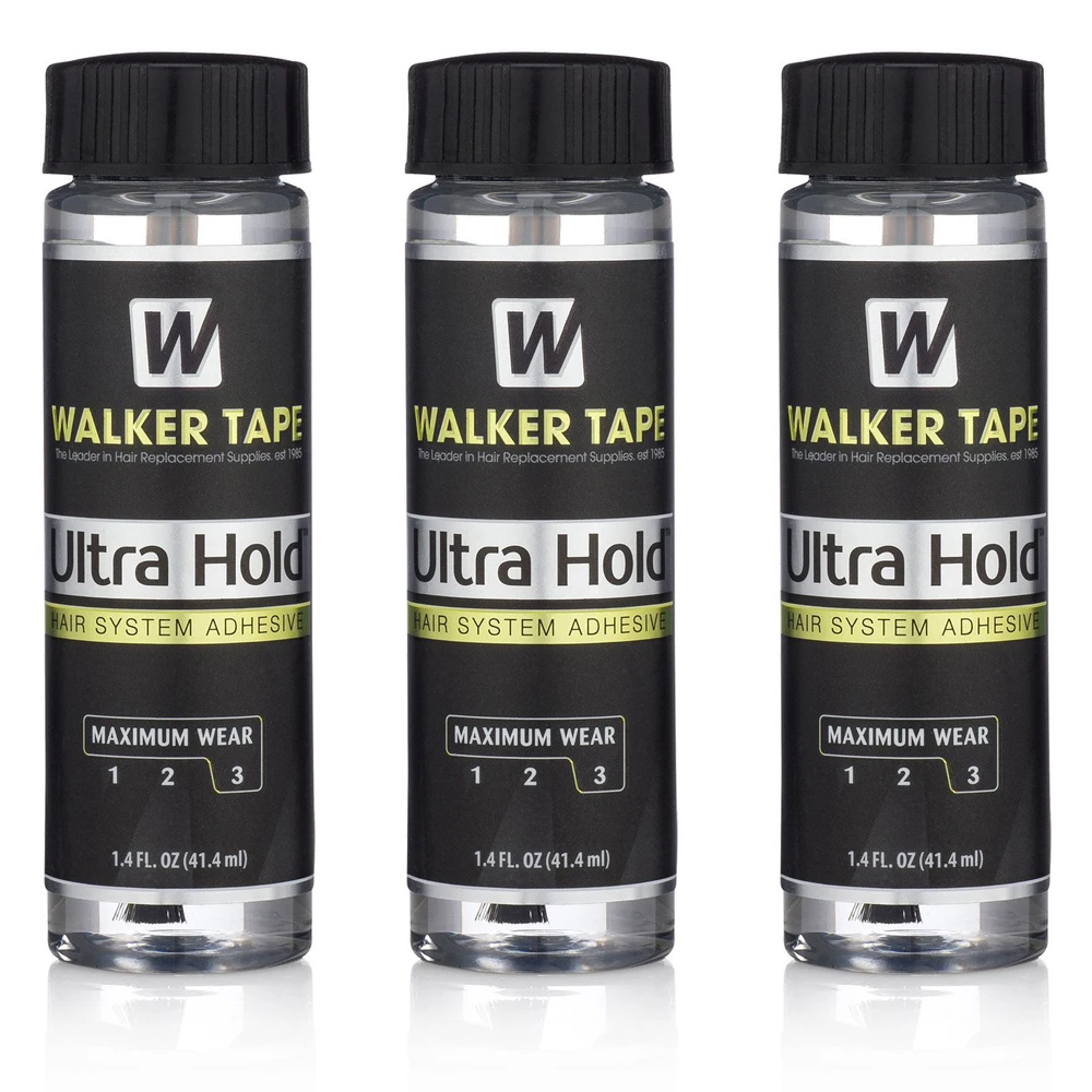 Ultra hold Walker tape hair glue for lace wig 41ml bond hold lace wig glue waterproof men's toupee glue hair glue for lace wig