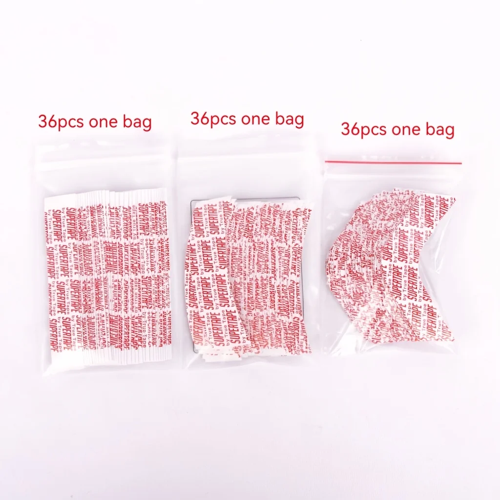 36PCS Super Tape Lace Wig Tape Waterproof Double Sided Hair Adhesive Tape Strips For Toupees/Lace Wigs