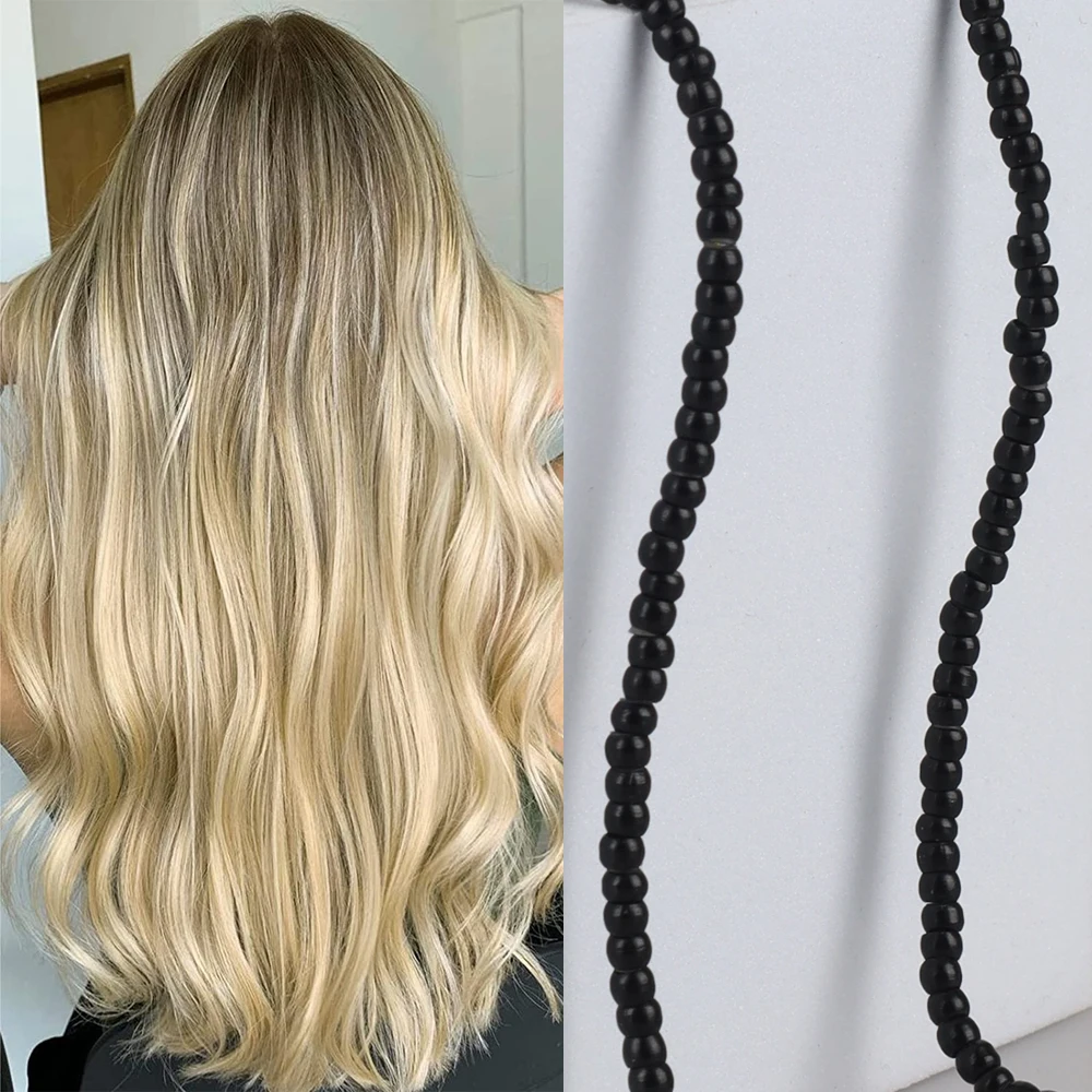 ARLANY Hair Extension Beads 3mm 500pcs/Roll Pre-Loaded Copper Nano Beads for Sewing in Extensions Feather Extensions