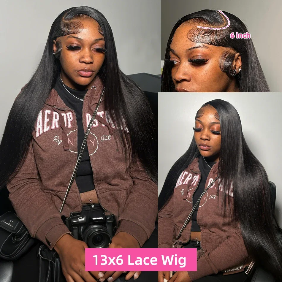 360 Hd Lace Frontal Wigs 13x6 13x4 Lace Wig Straight Human Hair Wigs 5x5 4X4 Glueless Straight Human Hair Wigs For Women 200%