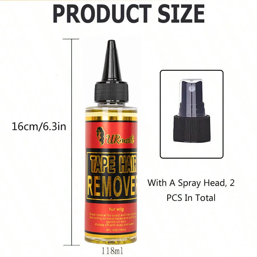 118ML Fast-Acting Tape in Extension Remover Wig Glue Adhesive Double Sided Extension Tape Wig Tape Hair Glue Remover