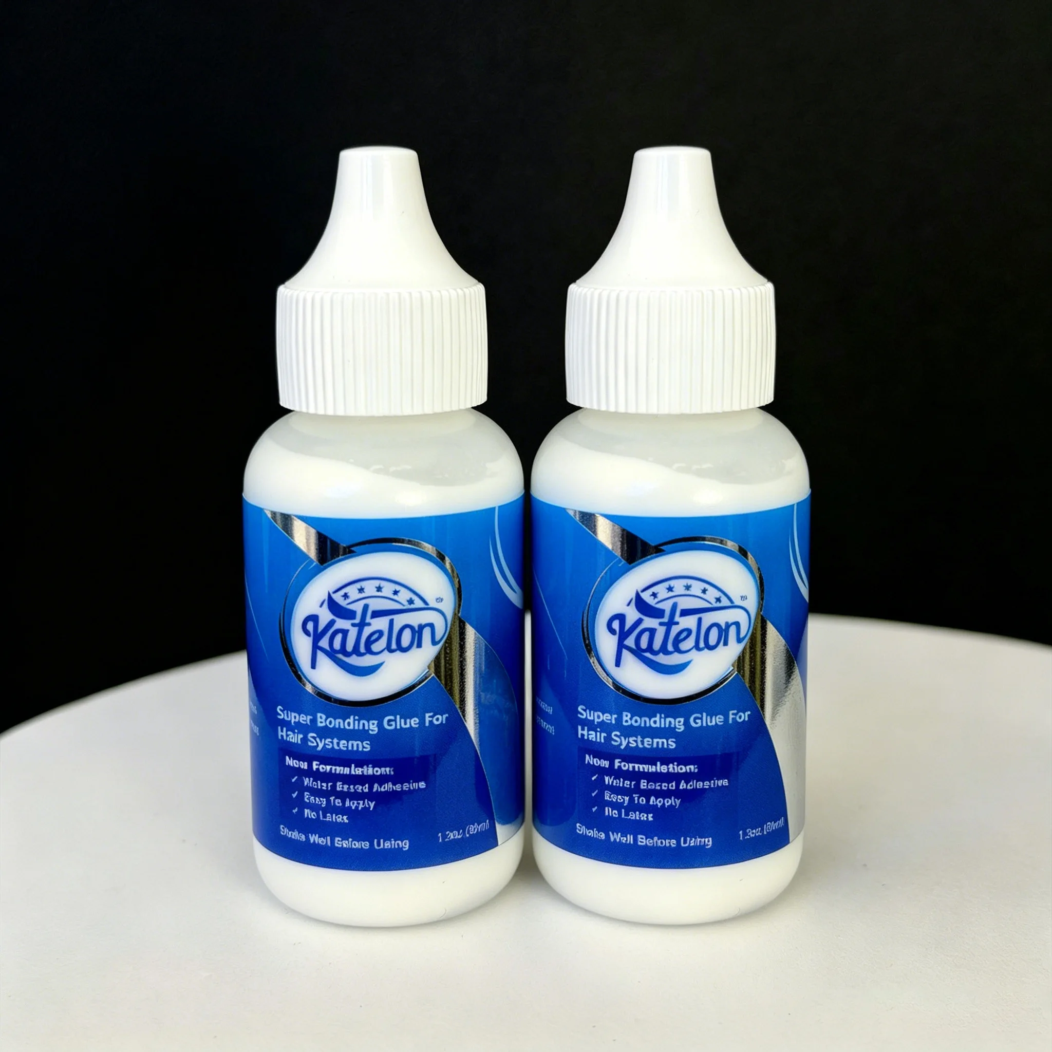 38ML White Wig Glue For Lace Front Waterproof Front Lace Wig Glue Invisible Adhesives Katelon Hair Glue For Lace Wigs & Toupee