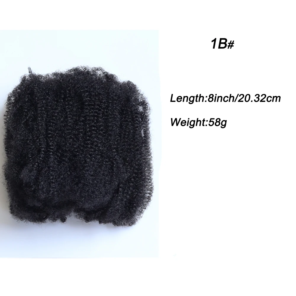 Kinky Marley Synthetic Braiding Hair Springy Afro Twist Crochet Faux Locs Bulk Extensions Marely Braid for Quick Styling