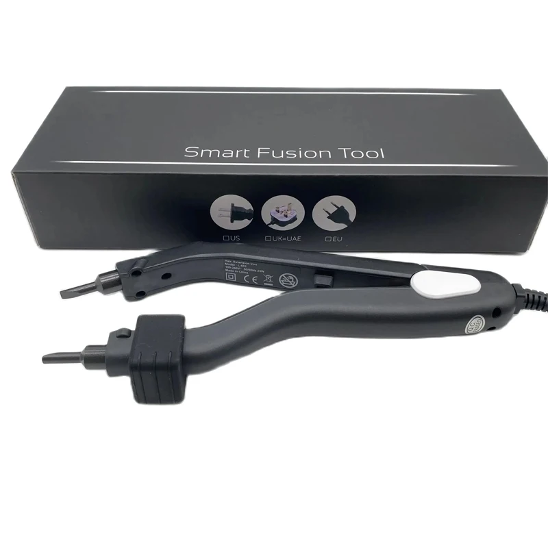Black Heat Hair Connector KIT 220 Degree L-601 Temperature Controllable Heat Iron Fast Hot Iron