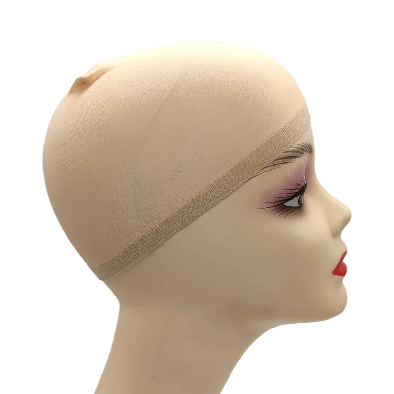 1/6/12bags Ventilated Nylon Mesh Nude Stocking Wig Cap Hairnets Stretchy Close End Super Extra Thin Skin Breathable Wig Cap