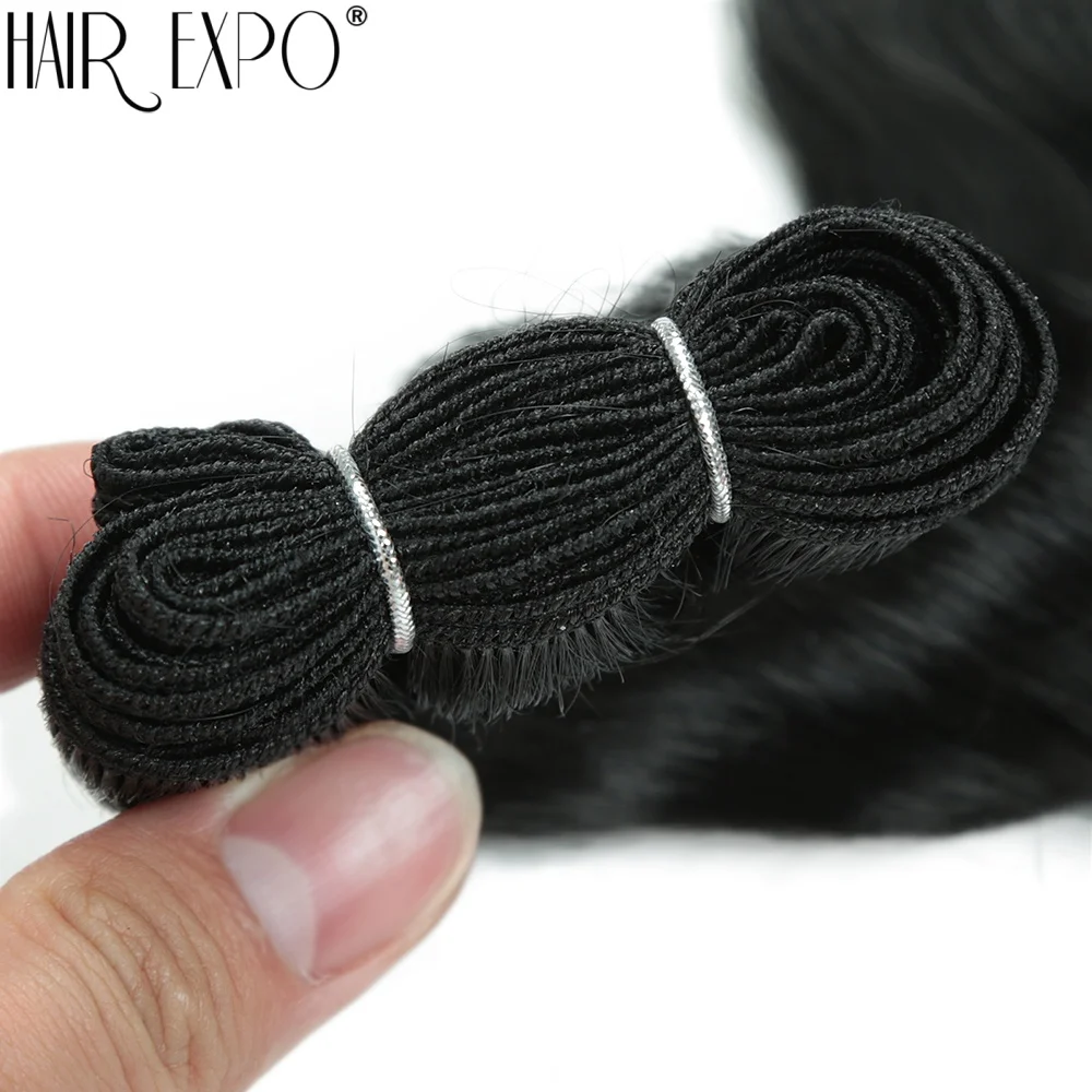 Body Wave Hair Bundles 24" Piano Blonde Natural Synthetic Hair Extensions Ombre Thick Ponytail Loose Deep Hair Weaving For Women