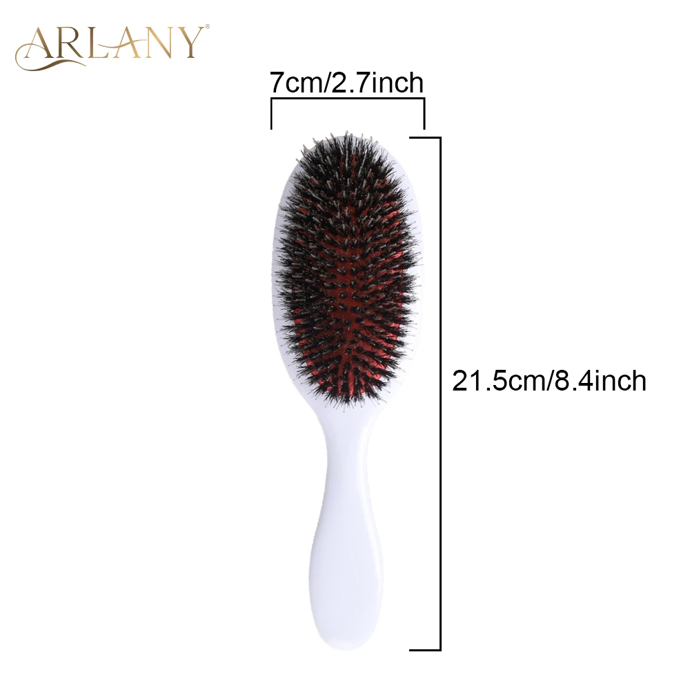 ARLANY Boar Bristle Hair Brush Massage Comb Hair Styling Tool Hair Beauty Salon Accessories Hairdressing Hair Extensions Tool