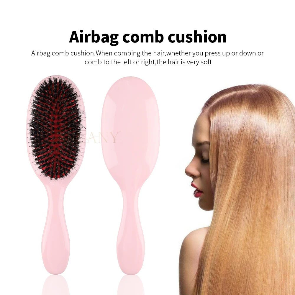 ARLANY Boar Bristle Hair Brush Massage Comb Hair Styling Tool Hair Beauty Salon Accessories Hairdressing Hair Extensions Tool