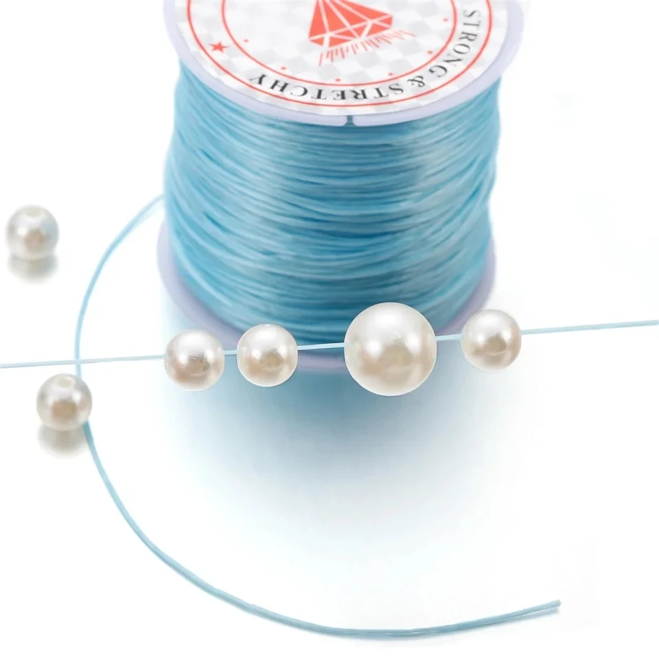Strong Elastic Crystal Beading Cord for Bracelets Stretch Thread String Necklace DIY Jewelry Making Cords Line Hair Extension