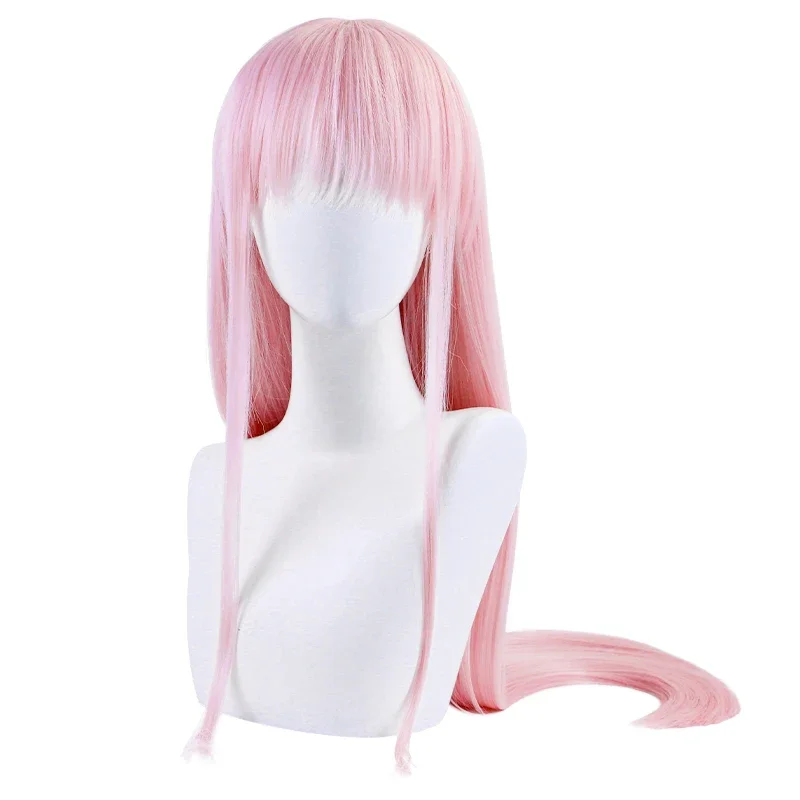 Fun and Beauty Hair Animation Darling in FRANXX 02 Otherwise Two Long Wigs Role Playing Pink Cos Wig