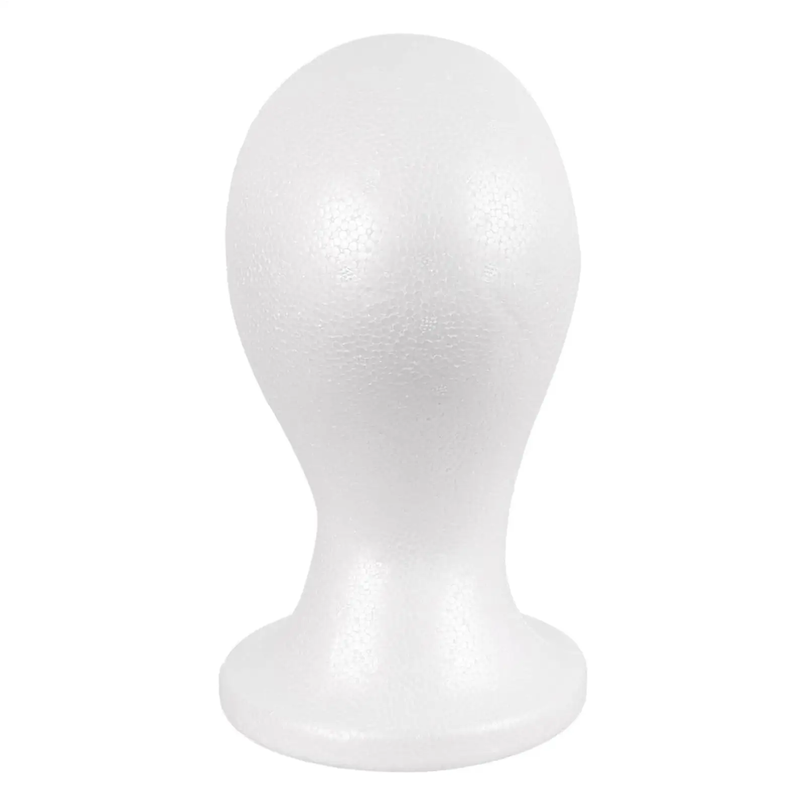 Female Styrofoam Mannequin Manikin Head Model Foam Wig Hair Lightweight Manikin Head Wig Display Stand for Scarves Jewelry Hats