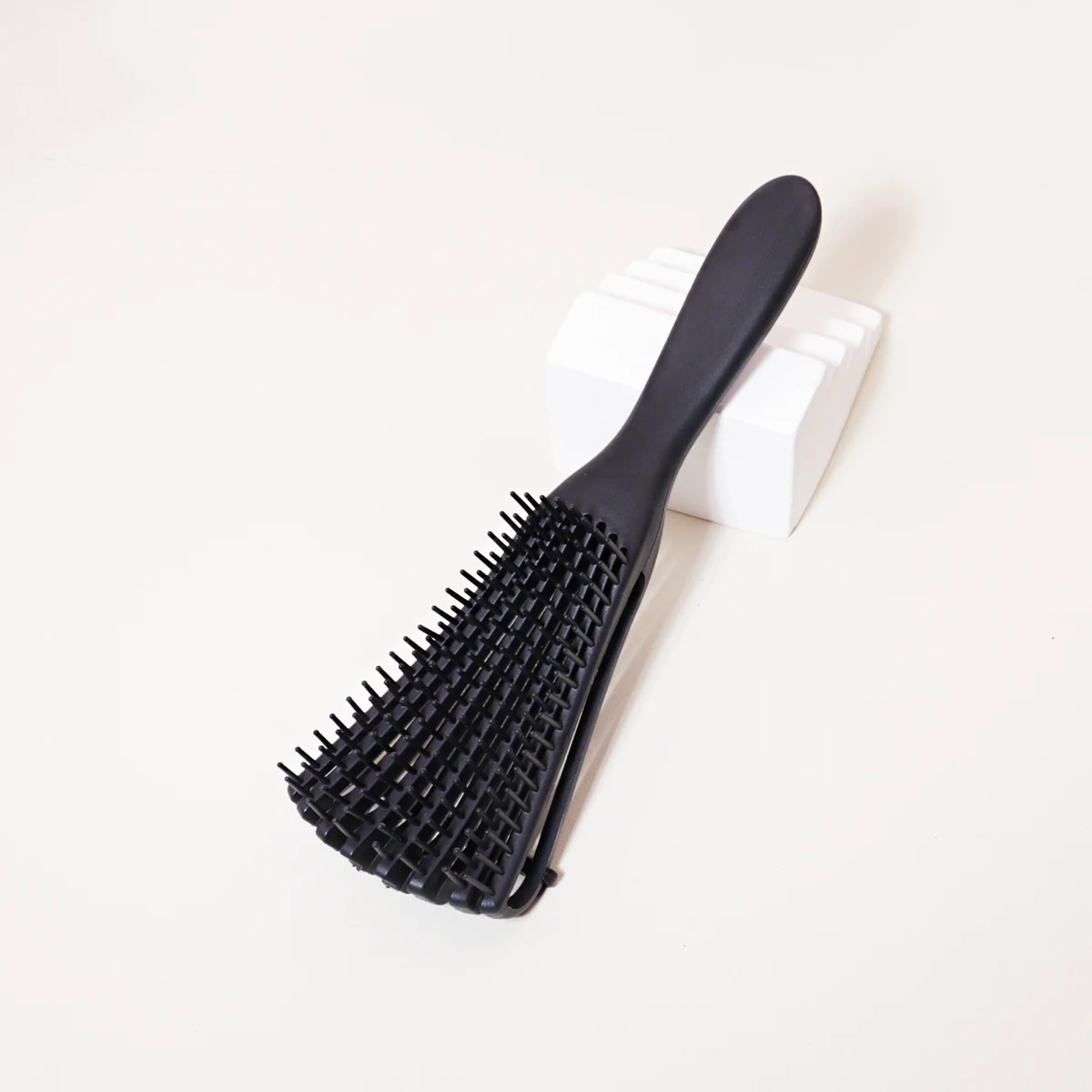 Scalp Massage Brush Winding to Sag Hair Brush Anti-Static Wet Curl Hair Brush Salon Hairdressing Tool Special for Real Hair Wigs