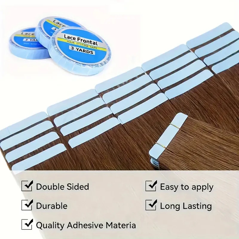 Lace Wig Tape 3Yards/Roll Wholesale Price Best Quality Lace Wig Glue Hair System Tape For Toupee And Wigs