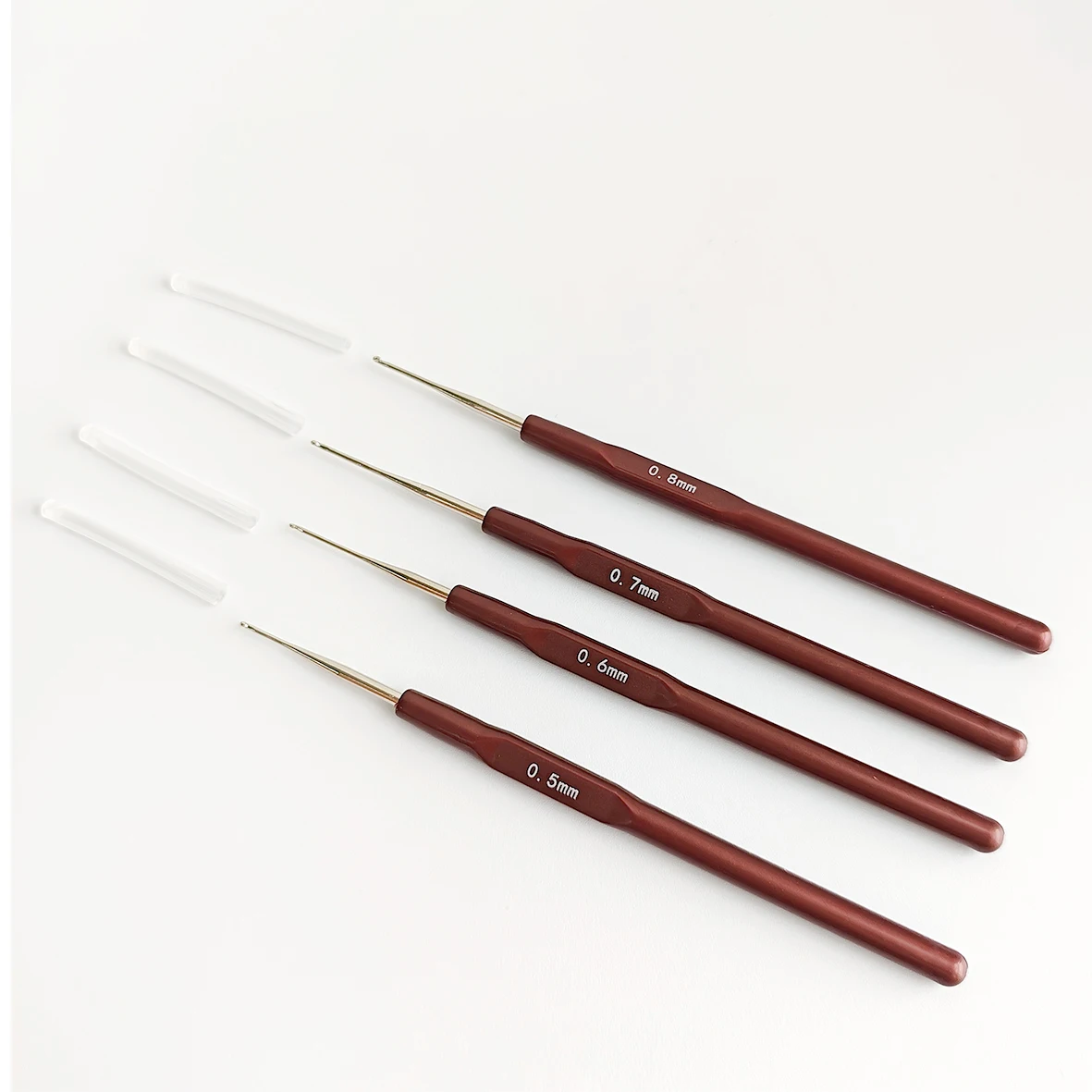 Crochet Hook Plastic Handle Crochet Hooks Handle Knitting Needles Set Crochetings Knittings