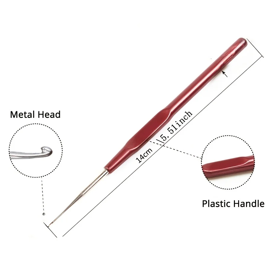 Crochet Hook Plastic Handle Crochet Hooks Handle Knitting Needles Set Crochetings Knittings