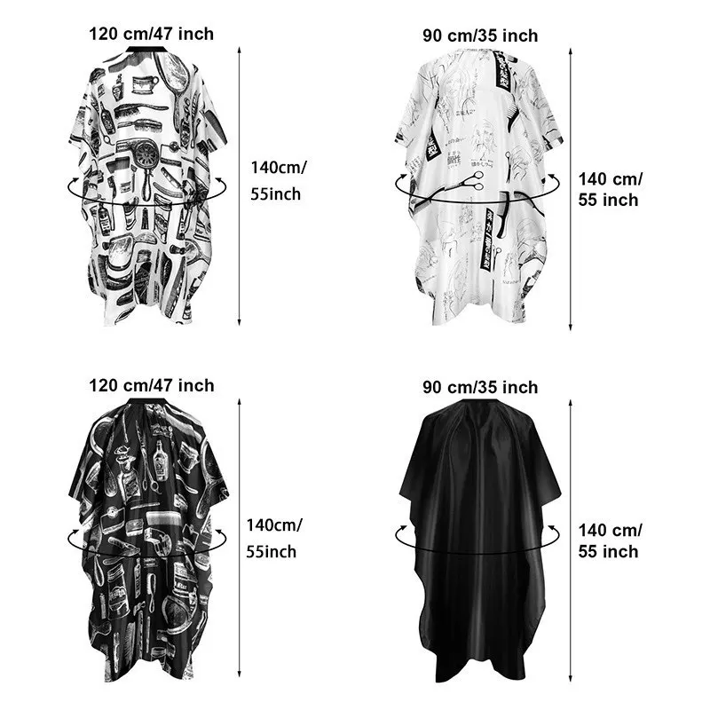 Professional Hair Cutting Apron Salon Barber Cape Hair Cutting Waterproof Cloth Hair Cutting Apron Barber Accessories