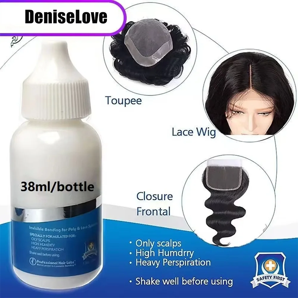 38ml Wholesale Wig Adhesive Waterproof Lace Glue Invisible Hair Toupee Frontal Bonding Remover Ghost+Remover