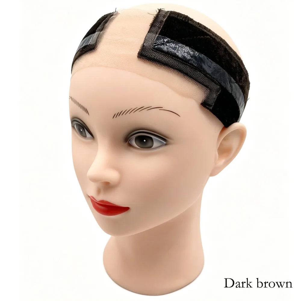 Lace Wig Grip Band with Non-Slip Silicone Strip, Adjustable Velvet Wig Grip Band for Lace Front Wigs,Wig Melting Band for Women