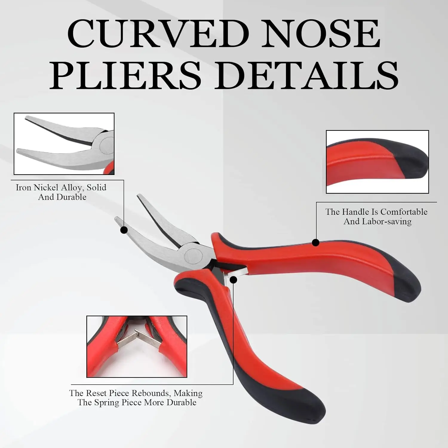 Hair Tinsel Beads Kit with Plier Hook Needle Tool 100 Silicone Micro Beads Loop Needle Threader Pulling Hook Bead Device