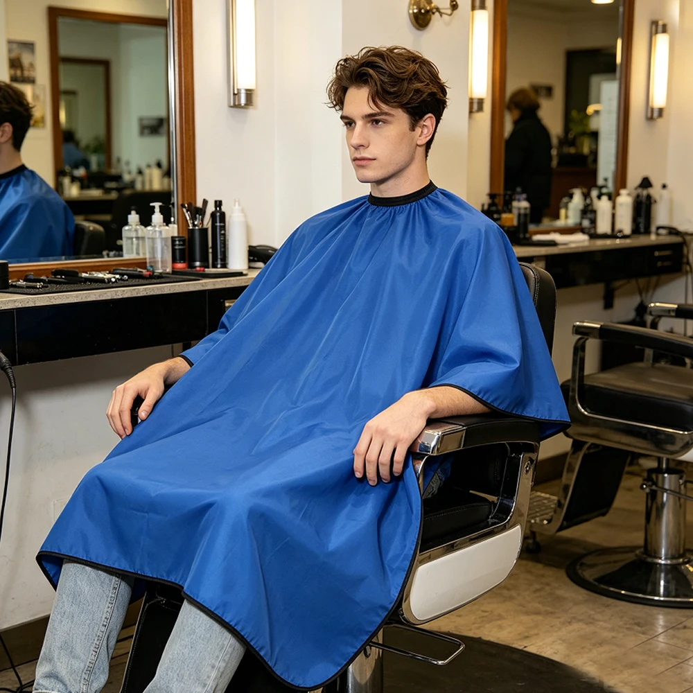 Professional Hair Cutting Apron Waterproof Salon Barber Cape Hairdressing Cloth Accessory for Stylists
