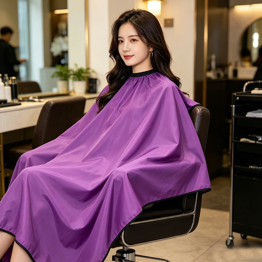 Professional Hair Cutting Apron Waterproof Salon Barber Cape Hairdressing Cloth Accessory for Stylists