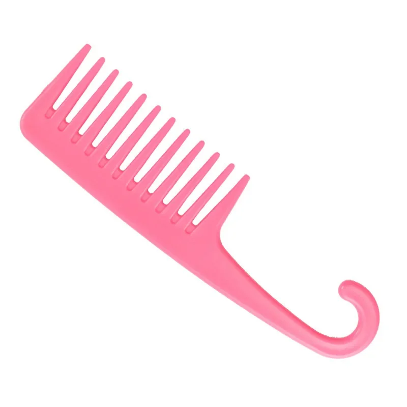 1pc Heat-Resistant Large Bending Comb Anti-Static Wide Bending Hook Split Seam Comb Hair Styling Tool Special for Real Hair Wigs