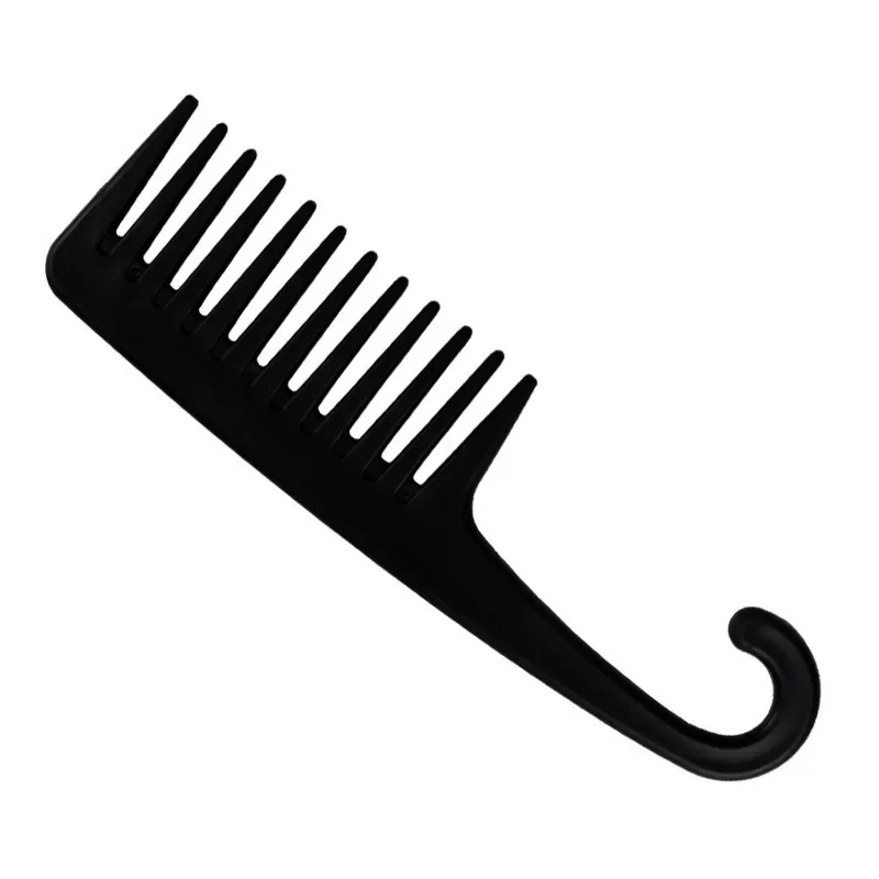 1pc Heat-Resistant Large Bending Comb Anti-Static Wide Bending Hook Split Seam Comb Hair Styling Tool Special for Real Hair Wigs